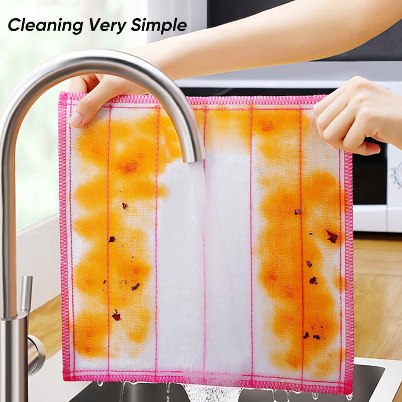 Anti-Oil Kitchen Cleaning Cloth